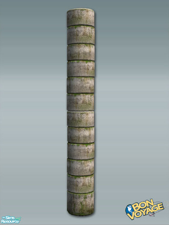Sims 2 — Maya Build Extras - 2 Storey Pyramid Column by Shakeshaft — Part of a set of Archways and Arched Windows to
