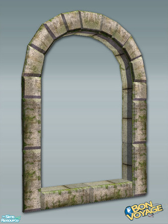 Sims 2 — Maya Build Extras - Double Window Diagonal by Shakeshaft — Part of a set of Archways and Arched Windows to match