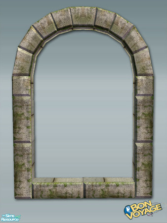 Sims 2 — Maya Build Extras - Double Window by Shakeshaft — Part of a set of Archways and Arched Windows to match the Maya
