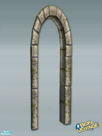 Sims 2 — Maya Build Extras - Single Arch Diagonal by Shakeshaft — Part of a set of Archways and Arched Windows to match