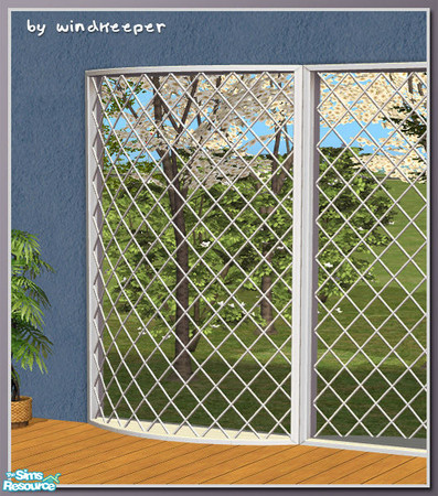 Sims 2 — Diana window curved no glass by Windkeeper — Diana 2tile curved window. Linked to Diana main window from Diana