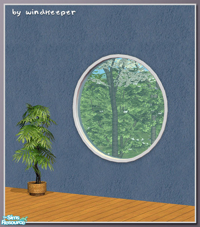 Sims 2 — Diana window 2tile round 3 by Windkeeper — Linked to Diana main window from Diana Windows - Part 1 for colors