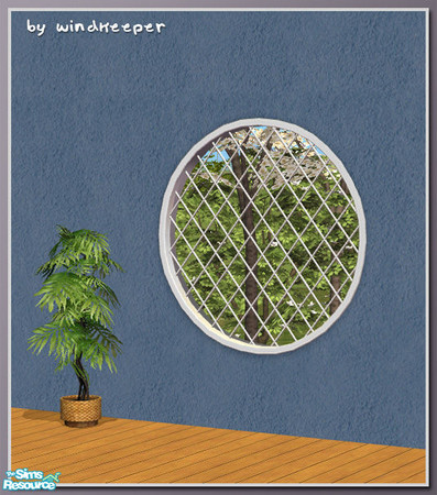 Sims 2 — Diana window 2tile no glass diag by Windkeeper — Diagonal version of Diana window 2tile no glass. Requires that