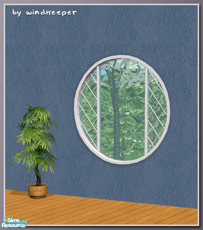 Sims 2 — Diana window 2tile round by Windkeeper — Linked to Diana main window from Diana Windows - Part 1 for colors and