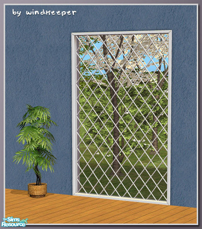 Sims 2 — Diana window 2tile no glass by Windkeeper — Linked to Diana main window from Diana Windows - Part 1 for colors