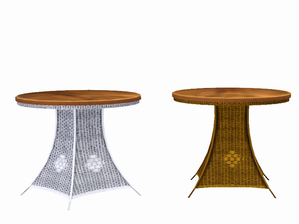 Sims 3 — Wintergarden - Diningtable by ShinoKCR — 