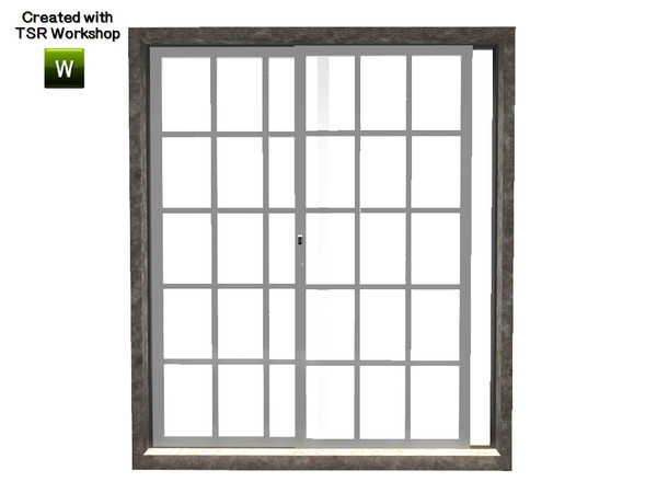 Sims 3 — Aline Window Tall Opened v2 by Trustime — Recolorable window from Aline build set. By Trustime