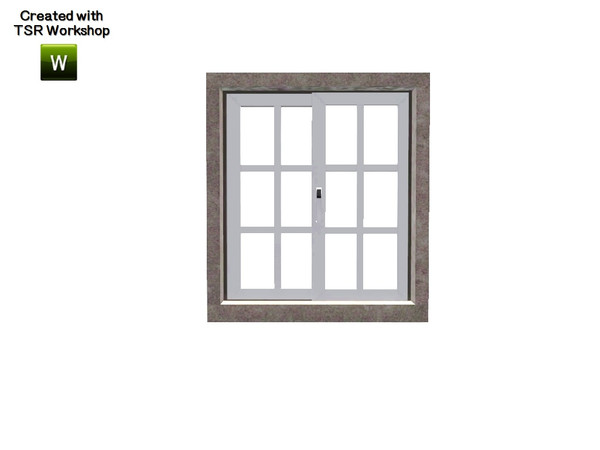 Sims 3 — Aline Window Counter 1x1 by Trustime — Recolorable window from Aline build set. By Trustime