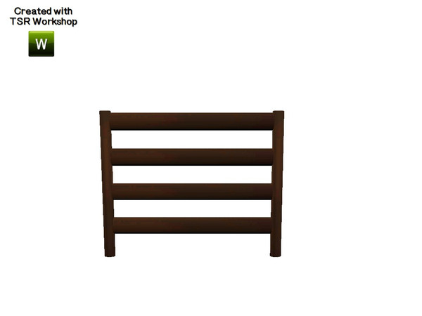Sims 3 — Aline Fence by Trustime — Recolorable fence from Aline build set. By Trustime