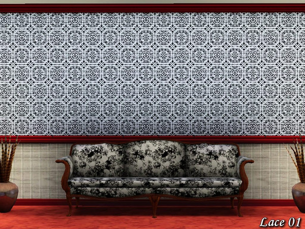Sims 3 — Lace 01 by allison731 — First pattern of the Lacy Patterns set. Category: Fabrics Channels: 2