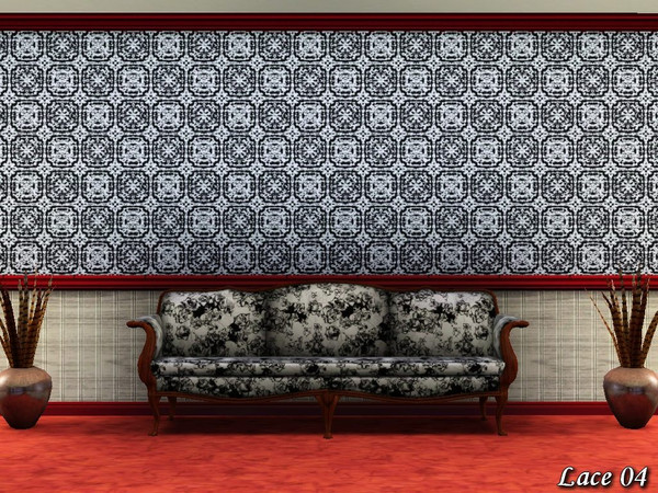 Sims 3 — Lace 04 by allison731 — Fourth pattern of the Lacy Patterns set. Category: Fabrics Channels: 2
