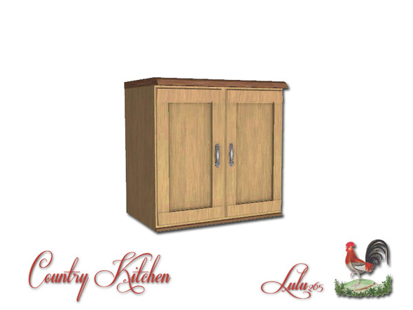 Sims 3 — Country Kitchen Counter by Lulu265 — Part of the Country Kitchen Set Fully CAStable. Please DO NOT reclone my