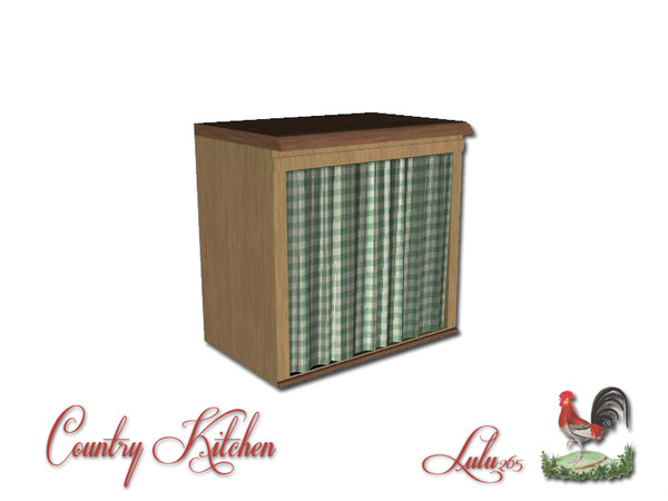 Sims 3 — Country Kitchen Counter Curtain by Lulu265 — Part of the Country Kitchen Set Fully CAStable. Please DO NOT