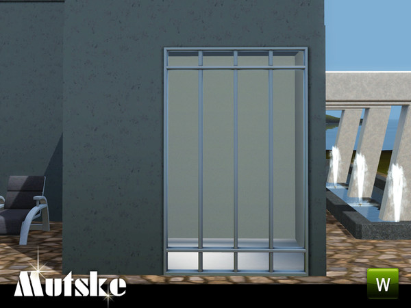 Sims 3 — Window Windowvation Tall 2x1 by Mutske — Add-on for the Window Windowvation - UrbanPlain. 4 Recolorable parts.