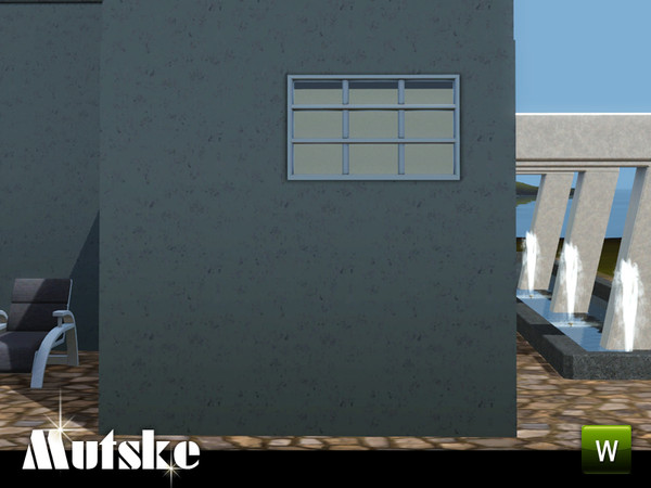 Sims 3 — Window Windowvation Privat 2x1 by Mutske — Add-on for the Window Windowvation - UrbanPlain. 4 Recolorable parts.