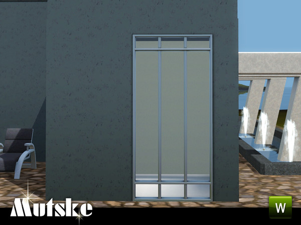 Sims 3 — Window Windowvation Tall 2x1 by Mutske — Add-on for the Window Windowvation - UrbanPlain. 4 Recolorable parts.