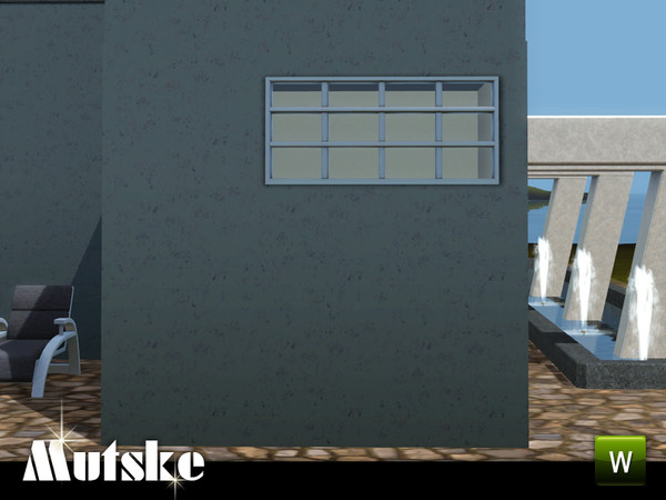 Sims 3 — Window Windowvation Privat 2x1 by Mutske — Add-on for the Window Windowvation - UrbanPlain. 4 Recolorable parts.
