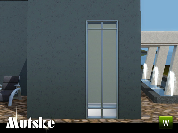 Sims 3 — Window Windowvation Tall Single 2x1 by Mutske — Add-on for the Window Windowvation - UrbanPlain. 4 Recolorable