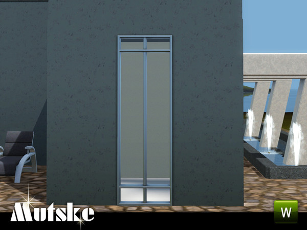 Sims 3 — Window Windowvation Tall 1x1 by Mutske — Add-on for the Window Windowvation - UrbanPlain. 4 Recolorable parts.