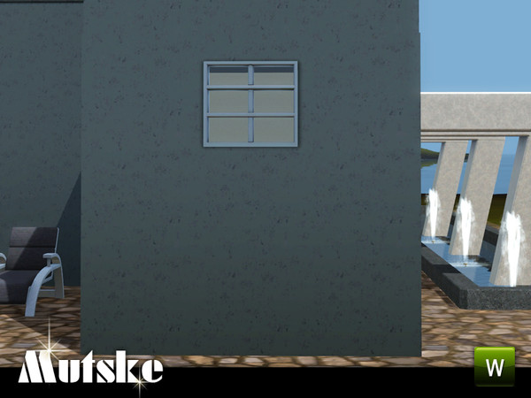 Sims 3 — Window Windowvation Privat 1x1 by Mutske — Add-on for the Window Windowvation - UrbanPlain. 4 Recolorable parts.