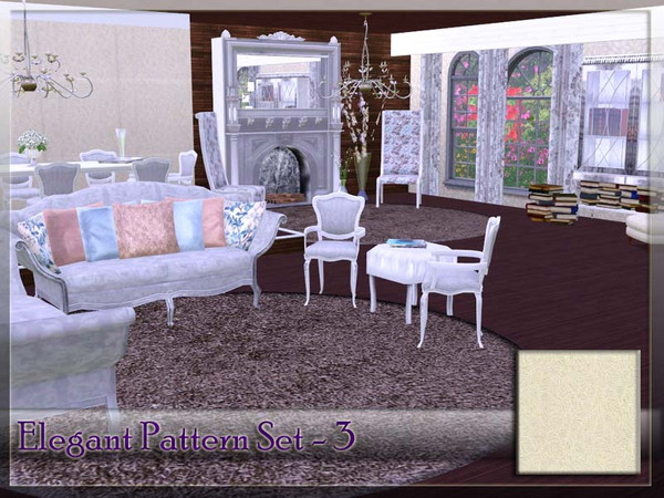 Sims 3 — V | Elegant Pattern Set -3 by vidia — vidiaTSR