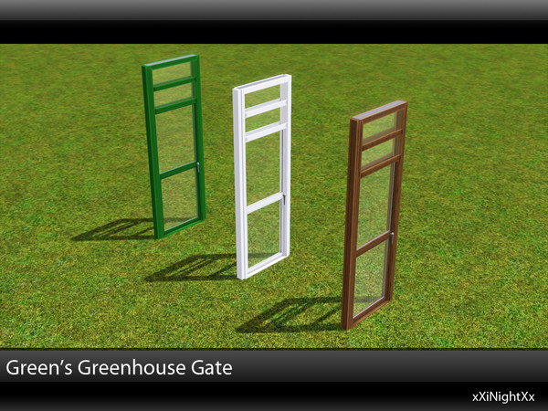 Sims 3 — Green's Greenhouse Gate by xiNightXx2 — A gate remake from the sims 2. This was an object that came with the
