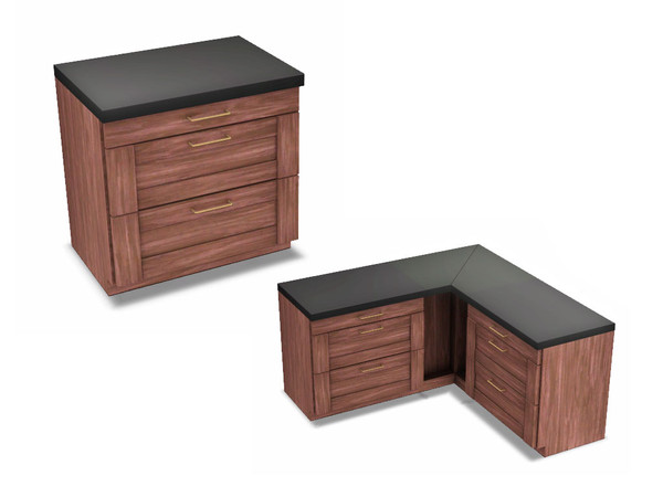 Sims 3 — MVK Drawer Cabinet by sim_man123 — The drawer version of my MVK Kitchen Cabinet. Made by sim_man123 from TSR.