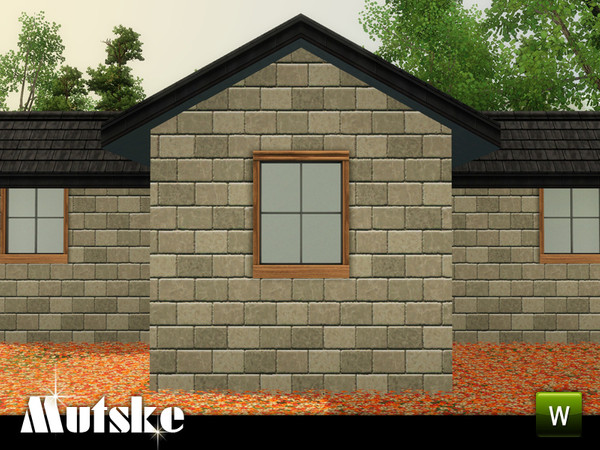 Sims 3 — Bungalow Window Counter 1x1 by Mutske — Add-on for the Bungalow window from Showtime. 4 Recolorable parts. Made
