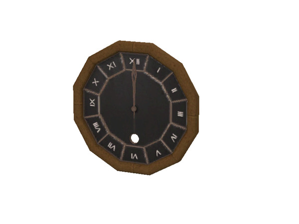 Sims 3 — Whitby Dining Clock by Angela — Whitby Dining Clock. Made by Angela@TSR (2013)