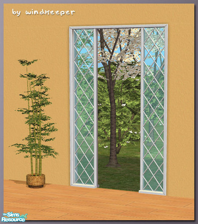 Sims 2 — Diana door arch by Windkeeper — Linked to Diana main window for colors and requires that file to work.
