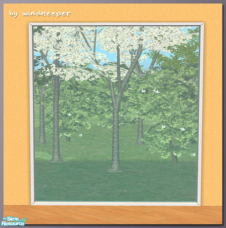 Sims 2 — Diana 2tile window diag by Windkeeper — Diagonal version of Diana 2tile window. Requires that file to work.