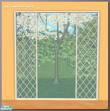 Sims 2 — Diana main window diag by Windkeeper — Diagonal version of Diana main window.