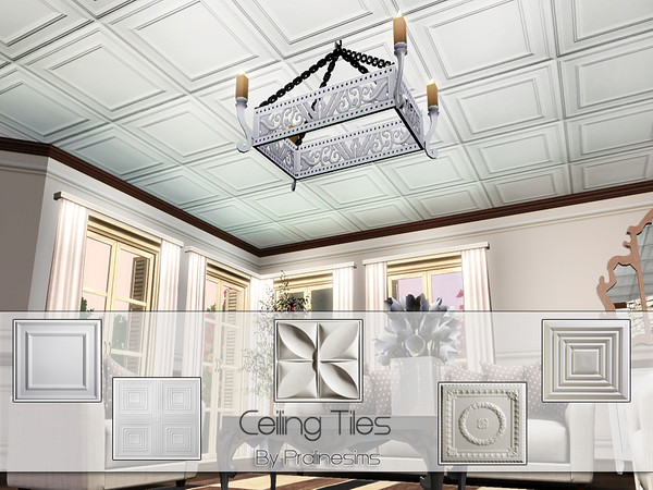 Sims 3 — Ceiling Tiles by Pralinesims — By Pralinesims