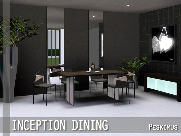Sims 3 — Inception Dining by peskimus — Inception Dining is a new beginning to modern dining. With affordable prices, now