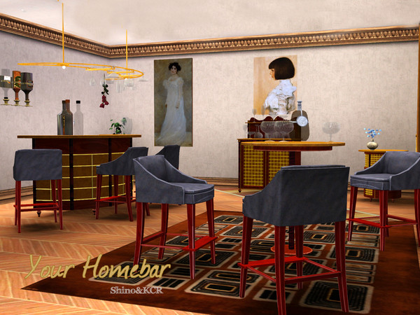 Sims 3 — Your Homebar by ShinoKCR — Exclusive Homebar selected from the most exclusive interior designer you can imagine