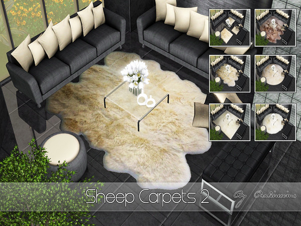 Sims 3 — Sheep Carpets 2 by Pralinesims — By Pralinesims