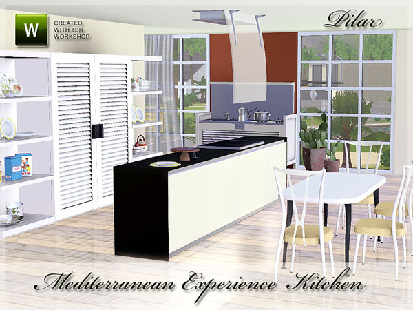 Sims 3 — Kitchen Mediterranean Experience by Pilar — second delivery of theme Mediterranean Experience, a look full of