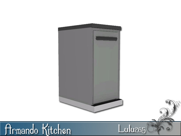 Sims 3 — Armando Kitchen Half Counter by Lulu265 — Part of the Armando Kitchen Set NB: This counter will function only as