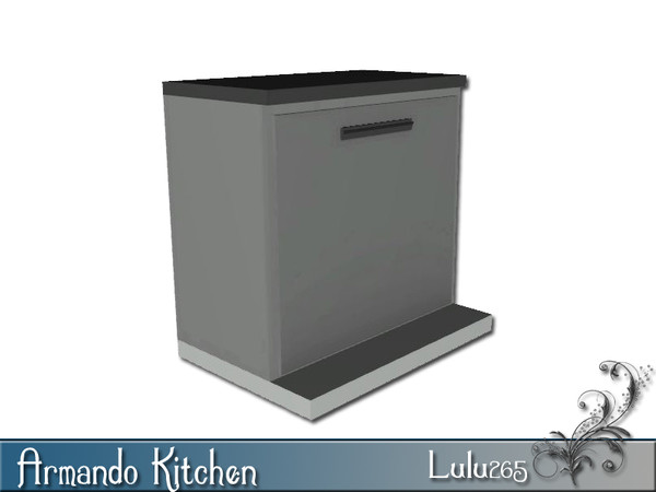 Sims 3 — Armando Kitchen Counter Variation by Lulu265 — Part of the Armando Kitchen Set NB: This counter will function as