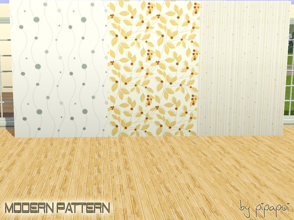 Sims 3 — Modern Pattern Set by pipapoi2 — Modern patterns
