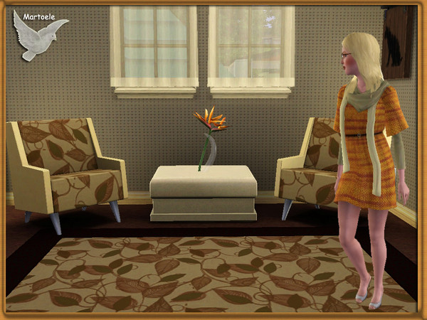 Sims 3 — Leaves Pattern and Knitted Pattern by martoele — Here are 2 nice patterns for anyplace to want to use them. They