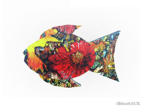 Sims 3 — Kitchen Dark Chocolate - Smoke Alarm Fish by ShinoKCR — not recolorable