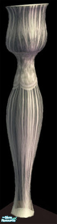Sims 2 — Glass Column3  - White by Cloisonne — Glass effect column