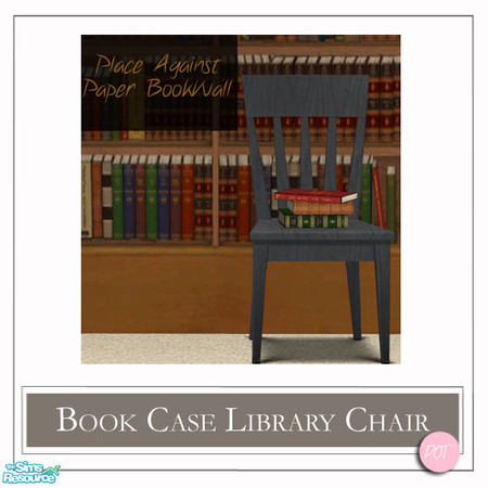 Sims 2 — jsf Book Case Library Black by DOT — Invisible Book Cases. jsf BookCase Library Chair Black See jsf wallpaper