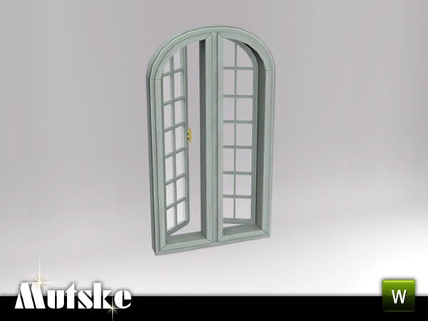Sims 3 — Hunt Large Open Window 2x1 by Mutske — Part of the Hunt Bedroom. Open window with slots. Add-on for the Arched