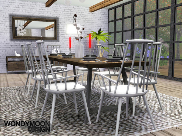 Sims 3 — Samarium Dining by wondymoon — - Samarium Dining - wondymoon@TSR - Jul'2013 - Pattern made with TSRW for this