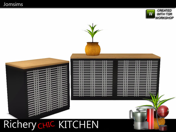 Sims 3 — kitchen richery chic counter 1 by jomsims — kitchen richery chic counter 1