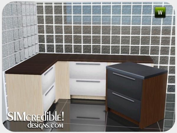 Sims 3 — Avalon Counter by SIMcredible! — by SIMcredibledesigns.com available at TSR