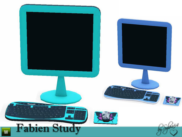 Sims 3 — Fabien Computer study by sylvia54 — Fabien Computer study created by sylvia54 @TSR