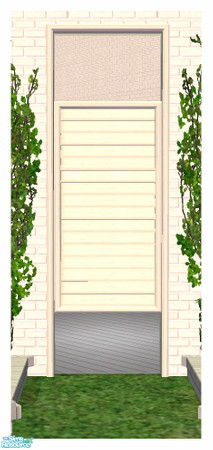Sims 2 — BH Door - Saloon Door 1Tile DIAGONAL by simtomatic — This object requires the Beach House Shuttered Window